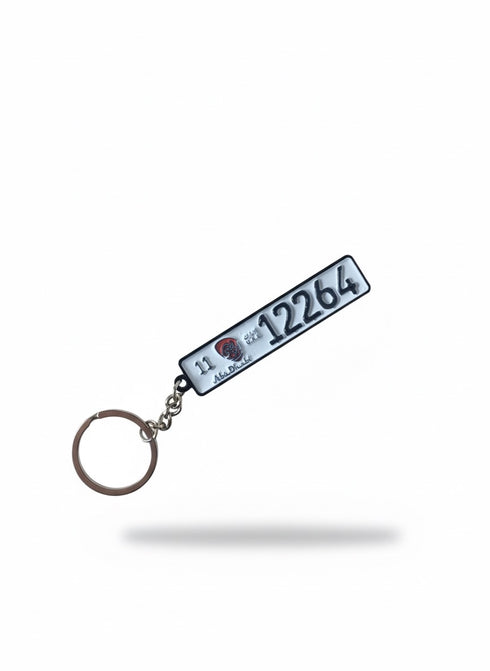 oh, Wanted Studio 3D Car Plate Keychain - Customized, Metal