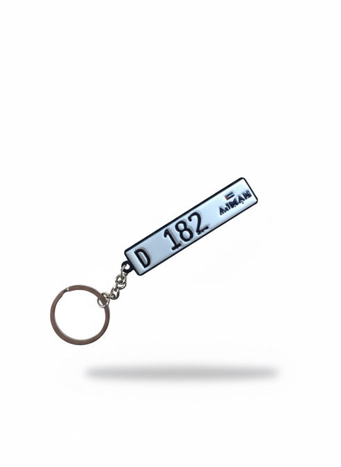 oh, Wanted Studio 3D Car Plate Keychain - Customized, Metal