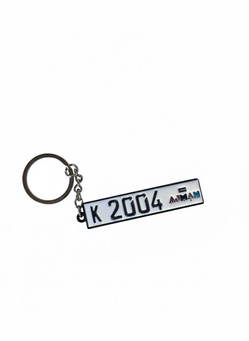 oh, Wanted Studio 3D Car Plate Keychain - Customized, Metal