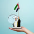 oh, Wanted Studio Favors - H.H. Sheikh Mohamed bin Zayed UAE Flag Stand, Premium Quality