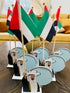 oh, Wanted Studio Favors - H.H. Sheikh Mohamed bin Zayed UAE Flag Stand, Premium Quality