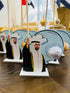 oh, Wanted Studio Favors - H.H. Sheikh Mohamed bin Zayed UAE Flag Stand, Premium Quality