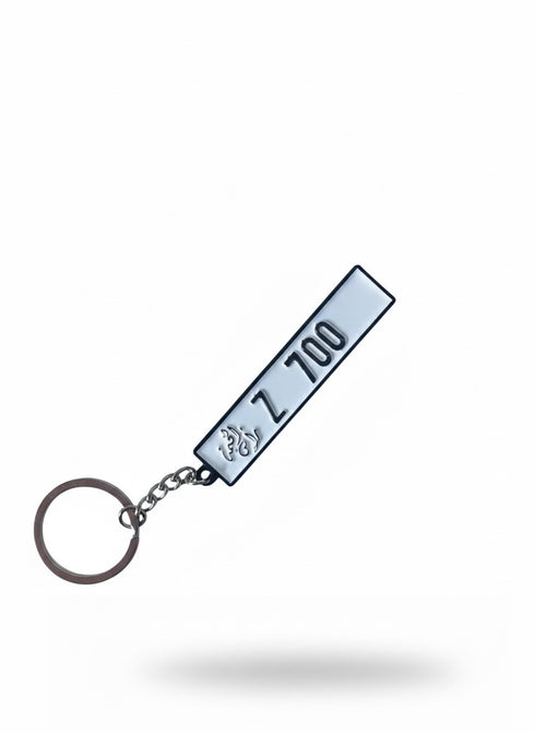 oh, Wanted Studio 3D Car Plate Keychain - Customized, Metal