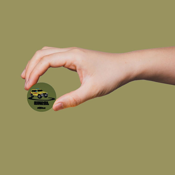 oh, Wanted Studio Phone Grip - Nissan Super Safari VTC 03, 41mm Diameter