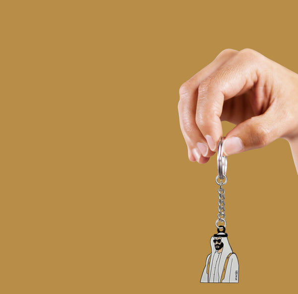 oh, Wanted Studio Brooch - Sheikh Mohamed Bin Zayed Al Nahyan 02, Metal