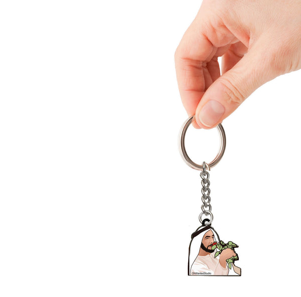 oh, Wanted Studio Brooch - Sheikh Zayed bin Sultan Al Nahyan 02, Metal