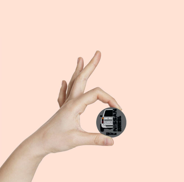 oh, Wanted Studio Phone Grip - Nissan Super Safari VTC 02, 41mm Diameter