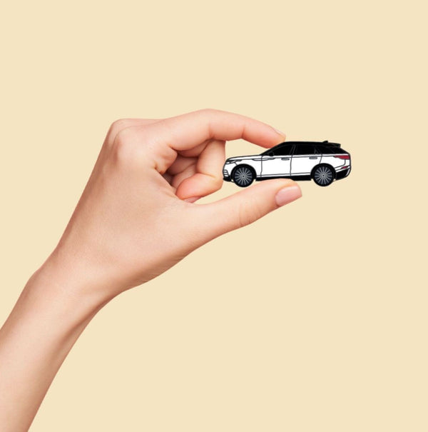 oh, Wanted Studio Brooch - Range Rover, Metal
