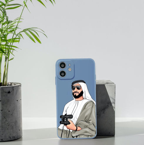 oh, Wanted Studio iPhone Case - Soft TPU Cases with Fiber inside, with Side Printing, Our Father Zayed Design