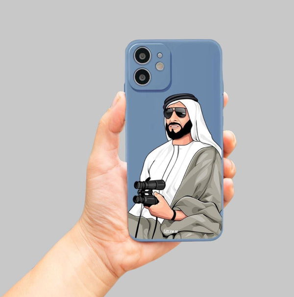 oh, Wanted Studio iPhone Case - Soft TPU Cases with Fiber inside, with Side Printing, Our Father Zayed Design