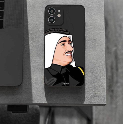 oh, Wanted Studio iPhone Case - Soft TPU Cases with Fiber inside, with Side Printing, Sheikh Maktoum Design