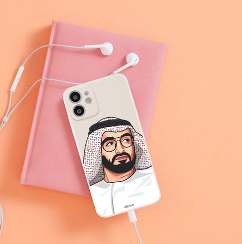 oh, Wanted Studio iPhone Case - Soft TPU Cases with Fiber inside, with Side Printing, Young Sheikh MBZ Design