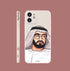 oh, Wanted Studio iPhone Case - Soft TPU Cases with Fiber inside, with Side Printing, Young Sheikh MBZ Design